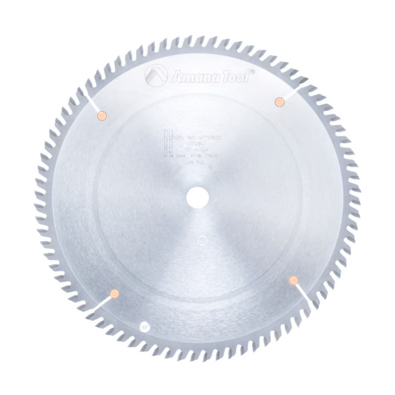 10" x 80 Teeth Ditec 2000 Cross-Cut/Cut-Off Saw Blade
