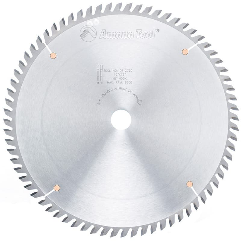 12" x 72 Teeth Rip/Cross-Cut Sliding Table Saw Blade