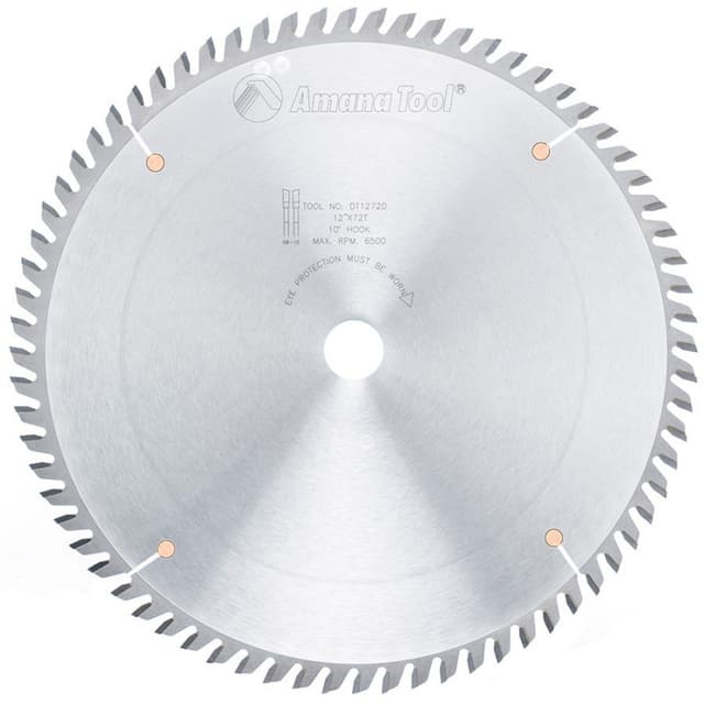 12" x 72 Teeth Rip/Cross-Cut Sliding Table Saw Blade