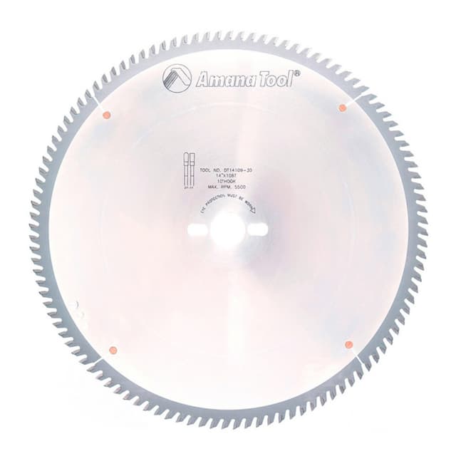 14" x 108 Teeth Cross-Cut Sliding Table Saw Blade, 30mm Bore Diameter