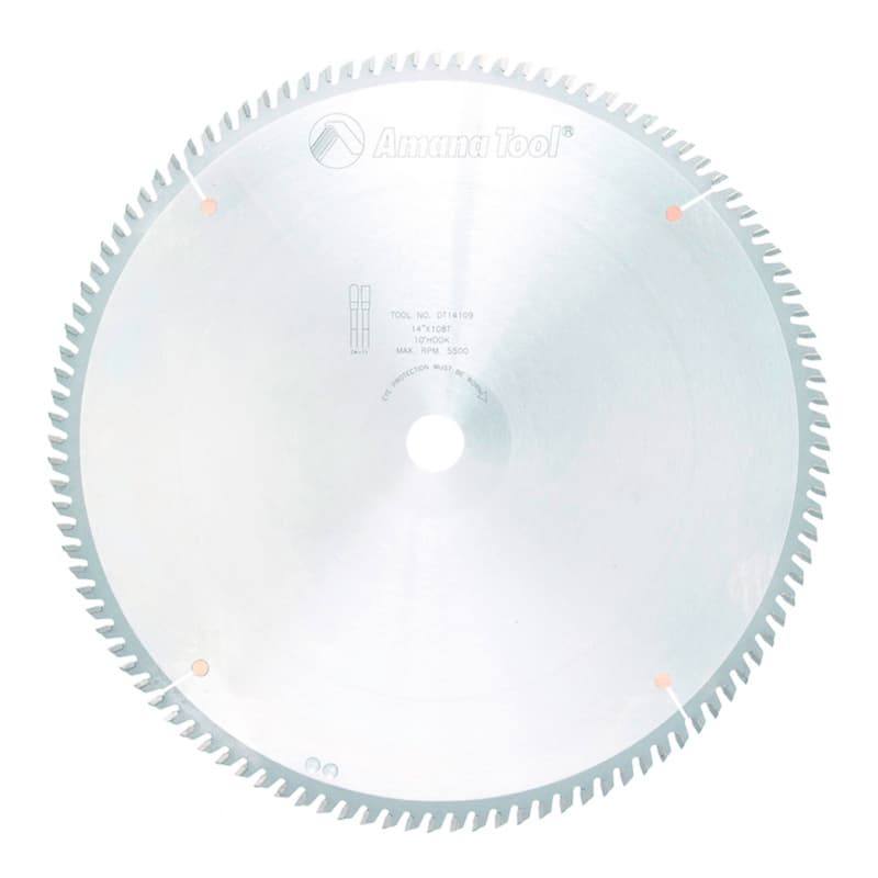 14" x 108 Teeth Cross-Cut Sliding Table Saw Blade