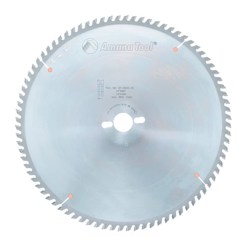 14" x 84 Teeth Rip/Cross-Cut Sliding Table Saw Blade, 30mm Bore Diameter