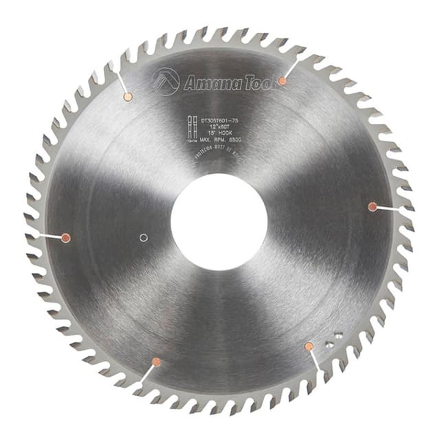 305mm x 60 Teeth Ditec 2000 Adjustable Scoring Set Saw Blade, 75mm Bore Diameter