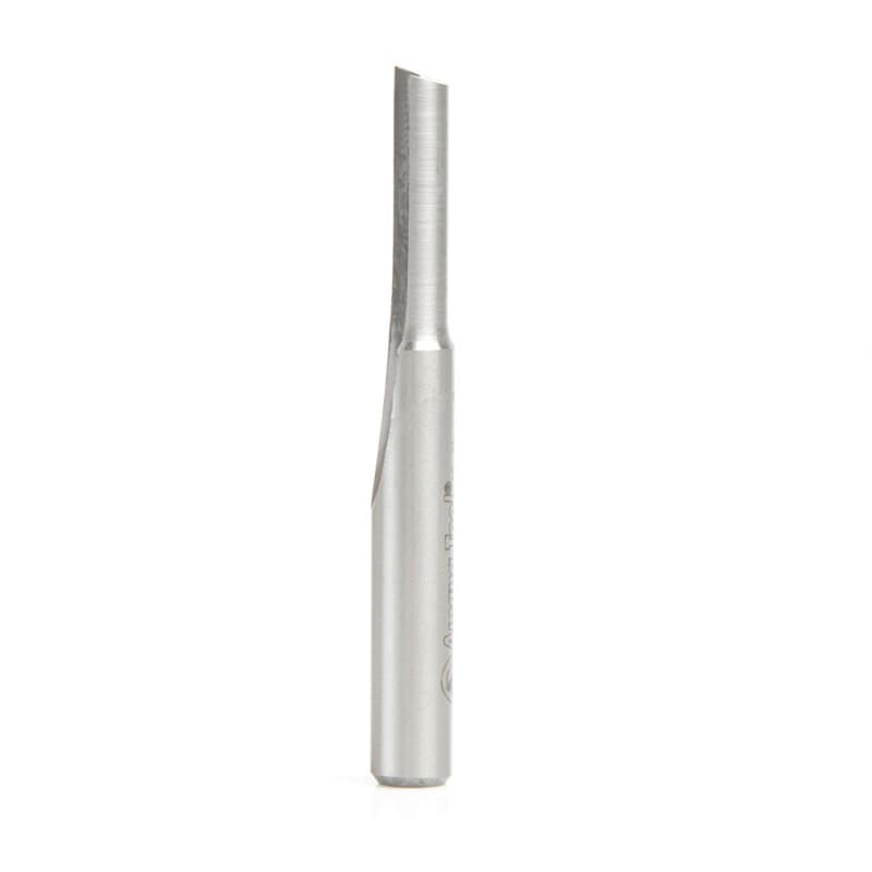 1/4" x 2-1/8" Plastic Cutting 'O' Straight Bit, 1-Flute, 1/4" Shank