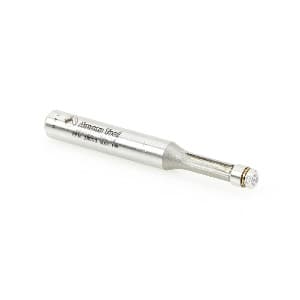 3/16" x 2" Miniature Flush Trim Bit with Lower Ball Bearing, 2-Flute, 1/4" Shank