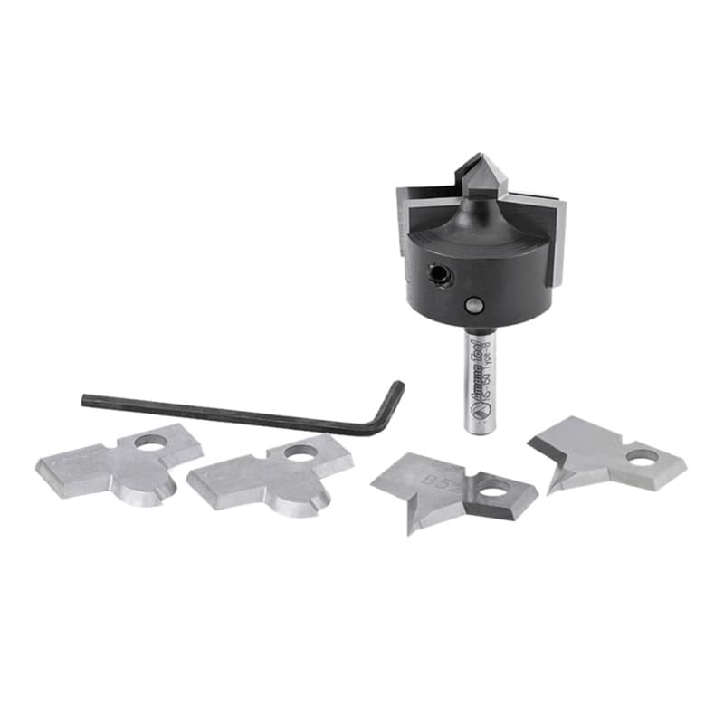 2-5/8" Nova Body Plunge Type B Routing Set, 1/4" Shank