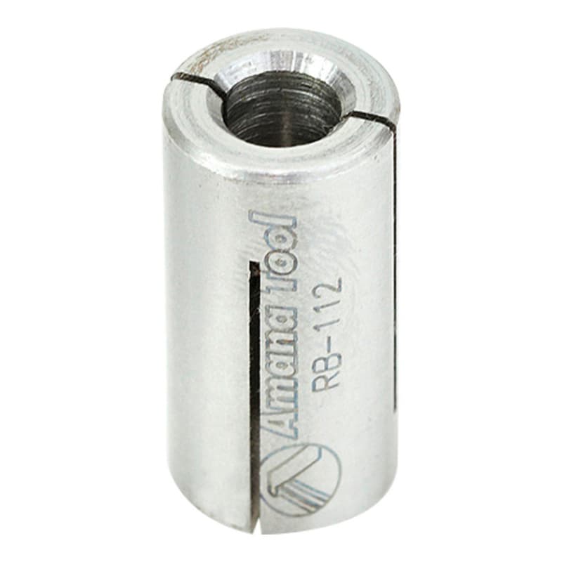 12mm x 1" High Precision Steel Router Collet Reducer, 6mm Shank