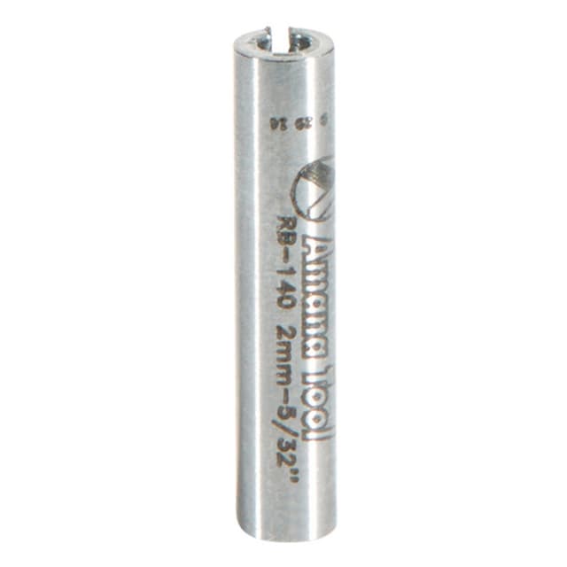 4mm x 20mm High Precision Steel Router Collet Reducer, 2mm Shank