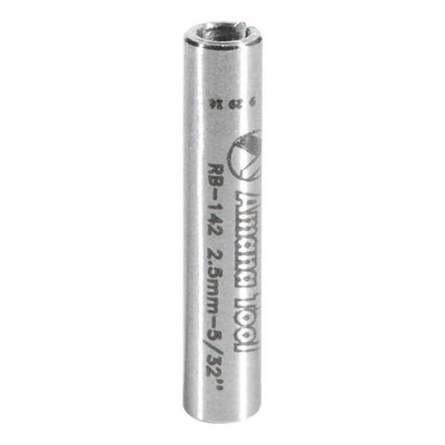 4mm x 20mm High Precision Steel Router Collet Reducer, 2.5mm Shank