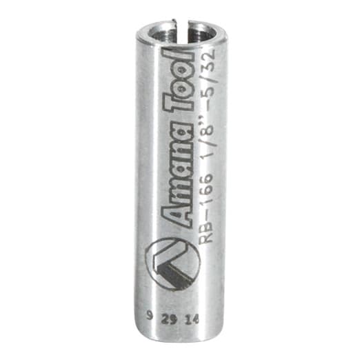 6mm x 20mm High Precision Steel Router Collet Reducer, 4mm Shank
