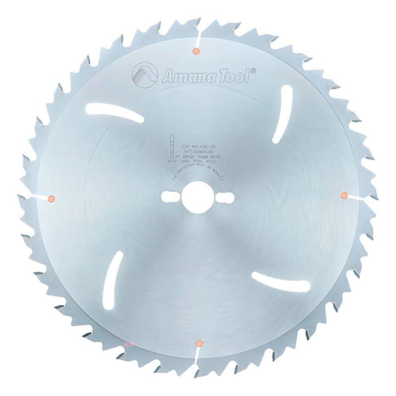 14" x 28-Teeth Euro Rip Saw Blade with Cooling Slot