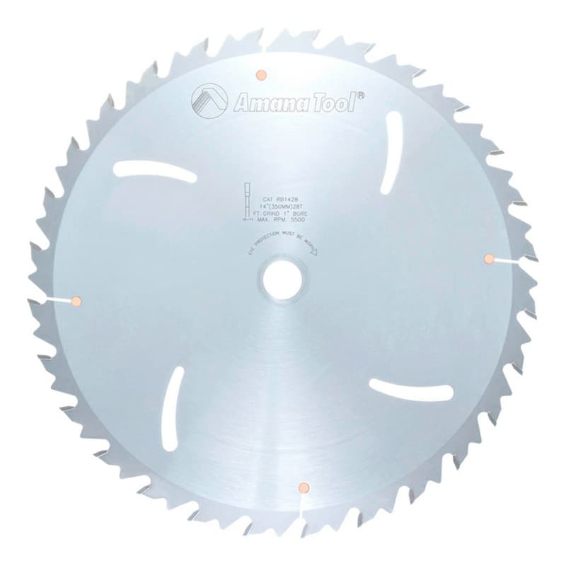 14" x 28 Teeth Euro Rip Saw Blade with Cooling Slot