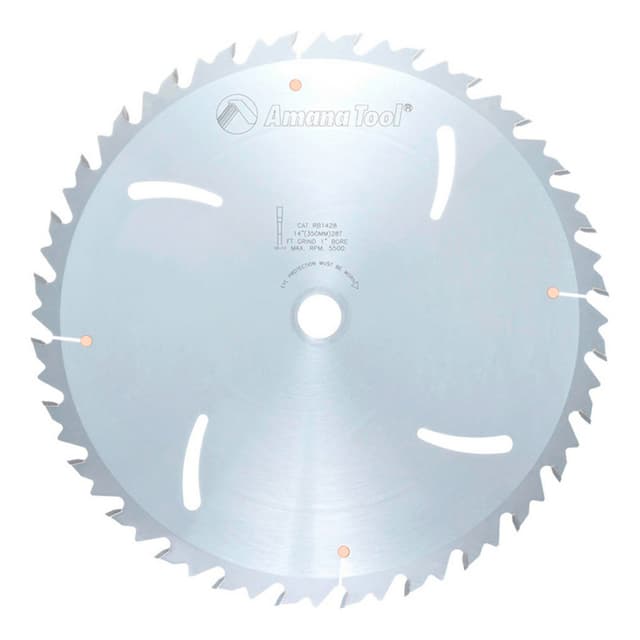 14" x 28 Teeth Euro Rip Saw Blade with Cooling Slot