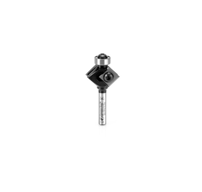 1-1/16" x 2-1/4" Insert Bevel Laminate Trim Bit, 2-Flute, 1/4" Shank