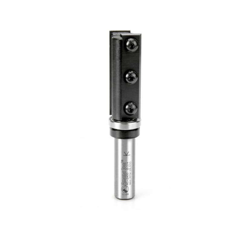 3/4" x 3-15/16" Flush Trim Template Bit with Upper Ball Bearing, 2-Flute, 1/2" Shank