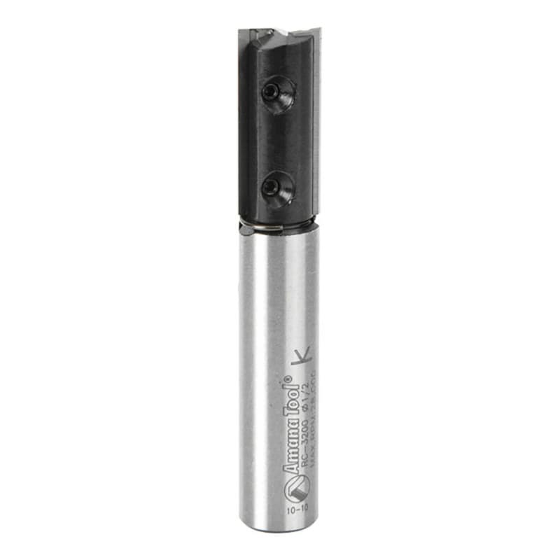 1/2" x 3-1/8" CNC Insert Straight Bit, 2-Flute, 1/2" Shank
