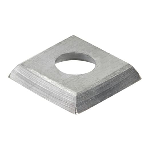 15mm x 15mm x 2.5mm 4-Cutting Edge Replacement Knife with Radius/Rounded Edge Insert