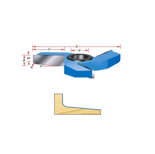 4-5/8" Traditional Raised Panel Cutter for 5/8" Material