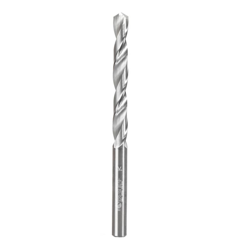 3/16" x 2-3/4" CNC 4-Facet 118° Drill Point Bit, 3/16" Shank