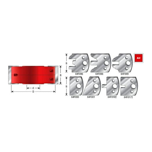 88mm Multi-Piece Profile Pro Cutter Starter Set, 1" Bore