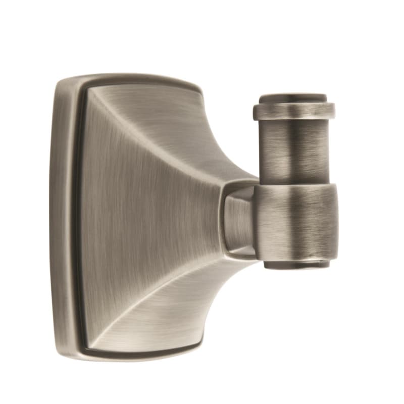 Clarendon Single Robe Hook, Antique Silver