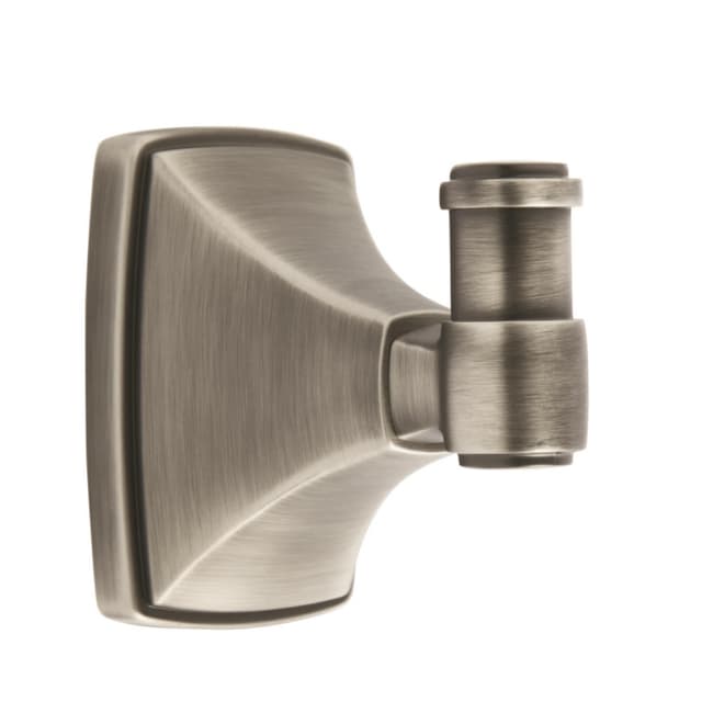 Clarendon Single Robe Hook, Antique Silver