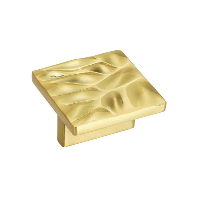 1-1/4" Calathea T-Handle Pull, Brushed Gold