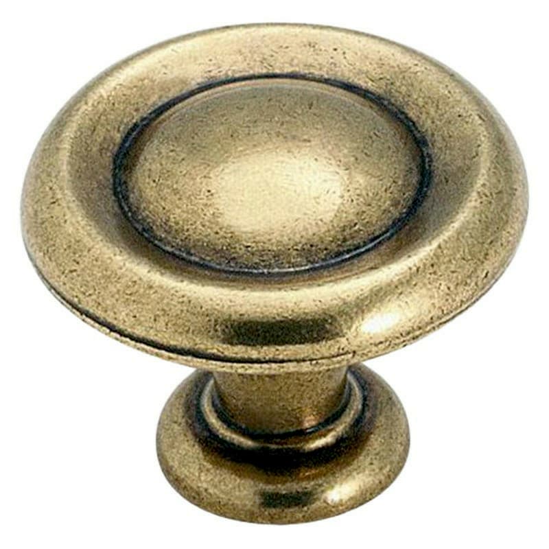 1-1/4" Hint of Heritage Round Knob, Regency Brass
