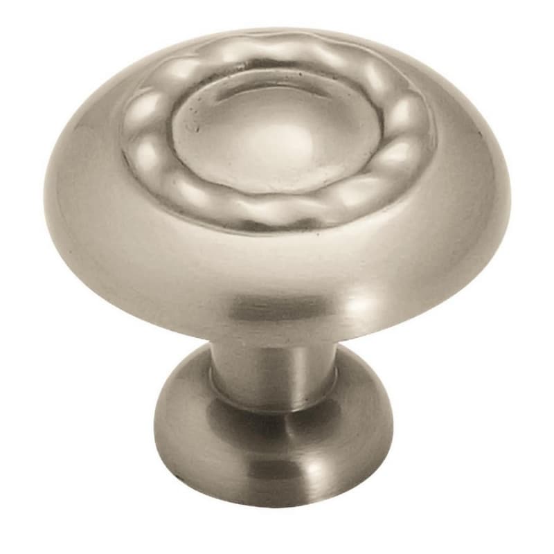 1-1/4" Inspirations™ Rope Knob, Satin Nickel Finish
