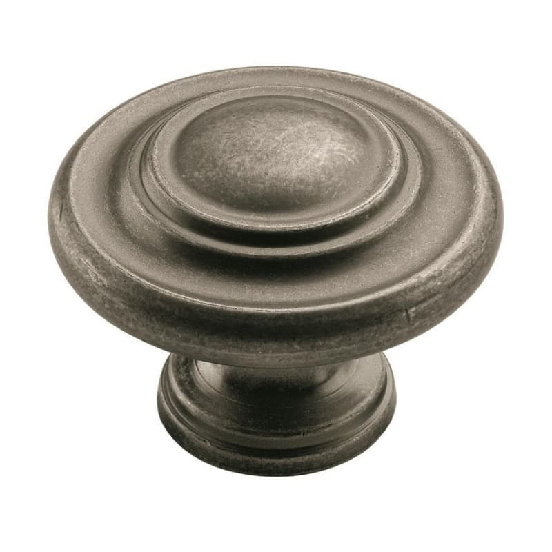 1-3/4" Inspirations 3-Ring Knob, Weathered Nickel, 1-5/16" Projection