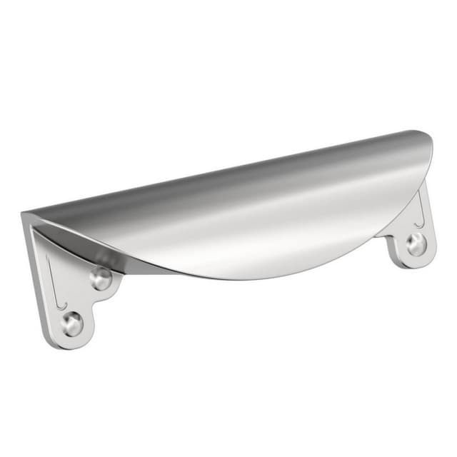 3" Inspirations Cup Pull, Polished Chrome