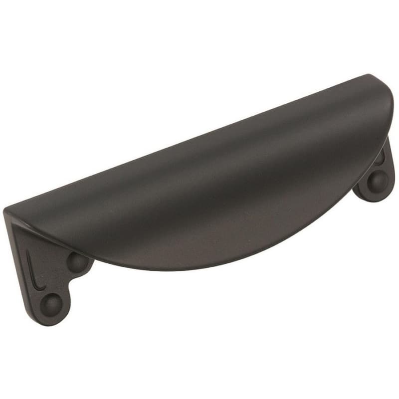 3" Inspirations Cup Pull, Flat Black