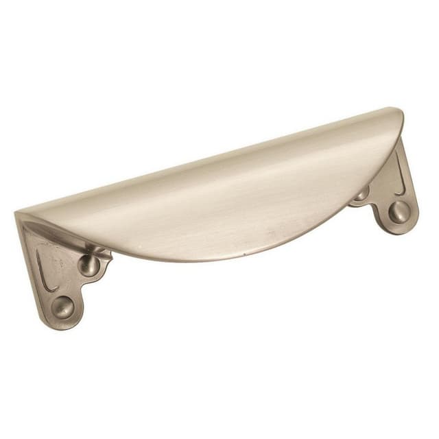 3" Inspirations Cup Pull, Satin Nickel