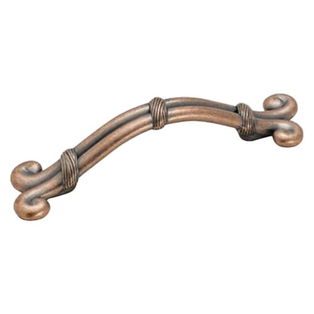 3" Cyprus Arch Pull, Weathered Copper, 4-7/8" Length