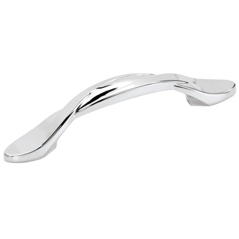 3" Intertwine Cabinet Pull, Polished Chrome