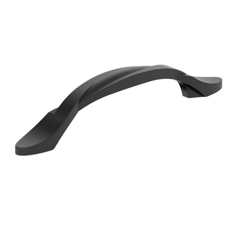 3-3/4" Intertwine Cabinet Pull, Matte Black