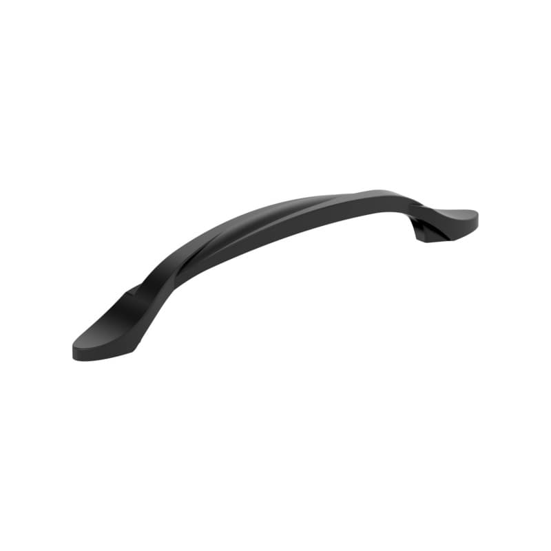 5-1/16" Intertwine Cabinet Pull, Matte Black