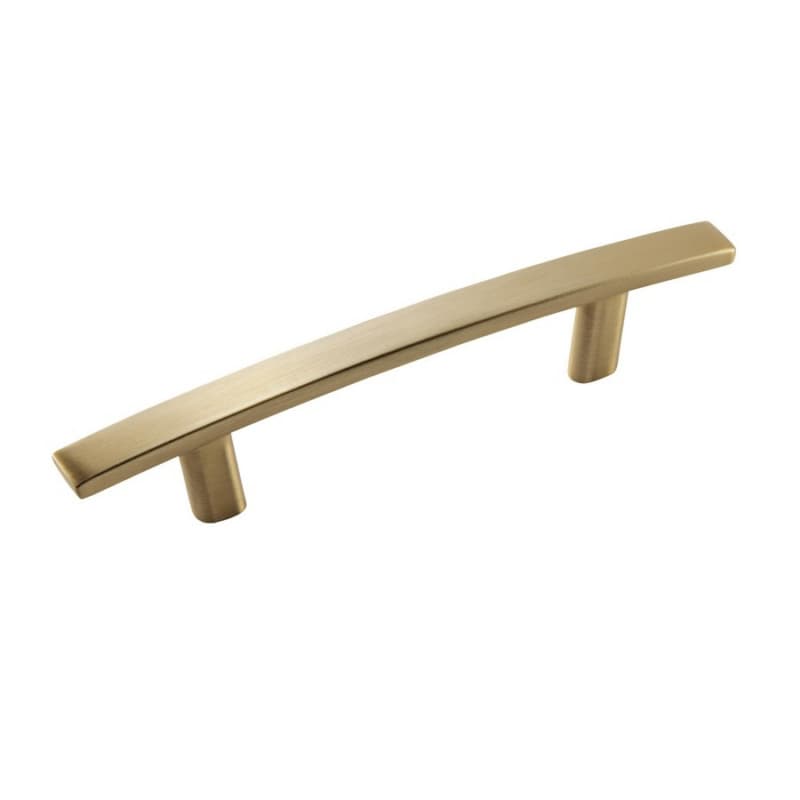 3" Cyprus Arch Pull, Golden Champagne