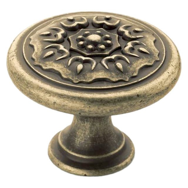 1-1/4" Sundara Mushroom Knob, Weathered Brass