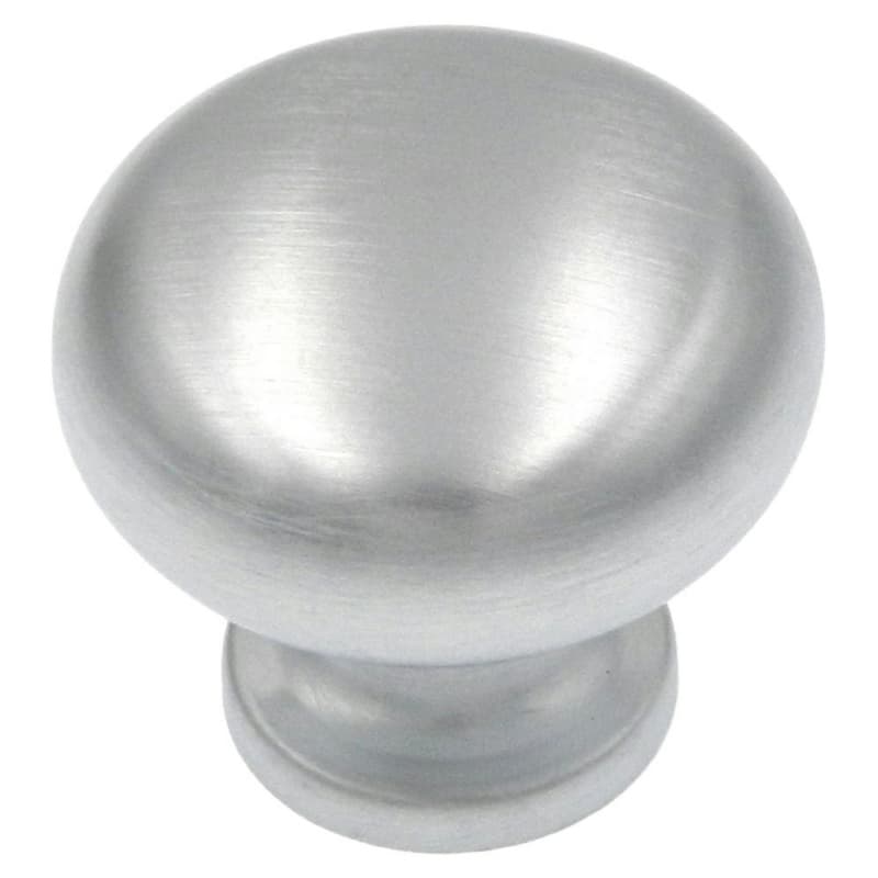 1-3/16" Allison Value Hardware Round Knob, Brushed Chrome