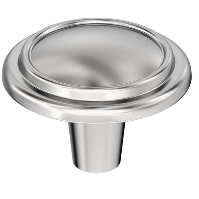 1-1/4" Hatfield Round Cabinet Knob, Polished Chrome