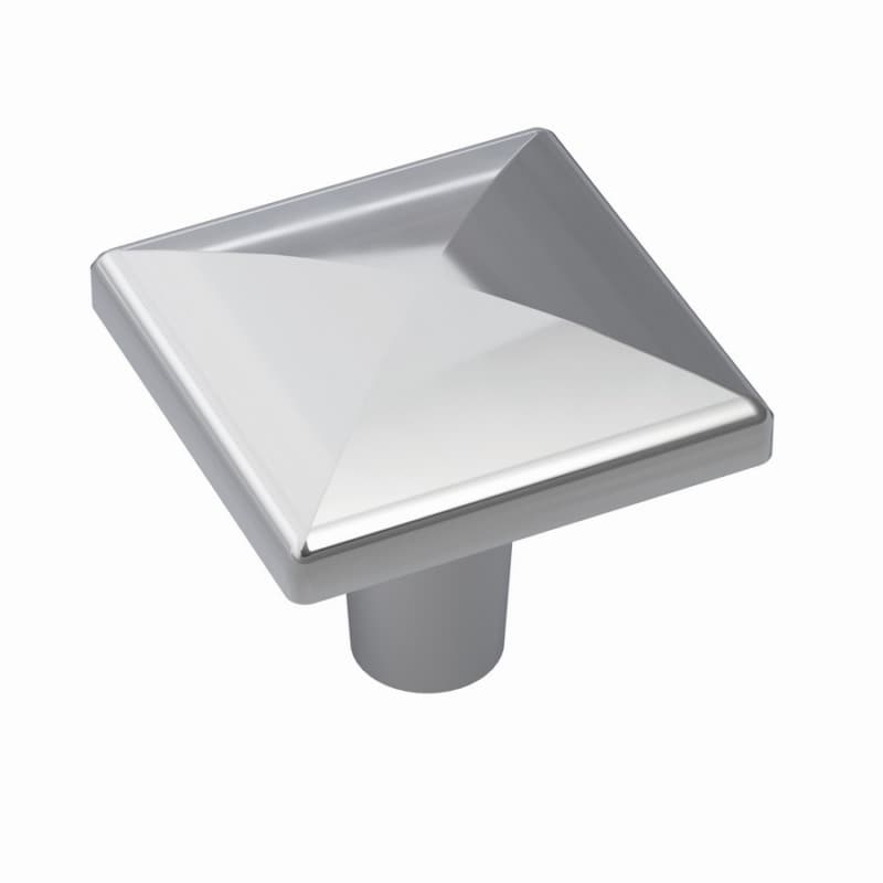 1-1/8" Extensity Square Knob, Polished Chrome