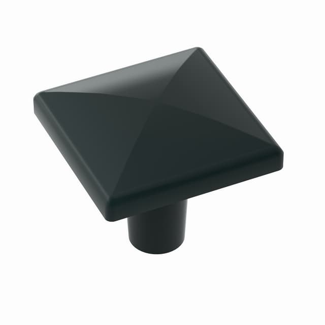 1-1/8" Extensity Square Knob, Flat Black