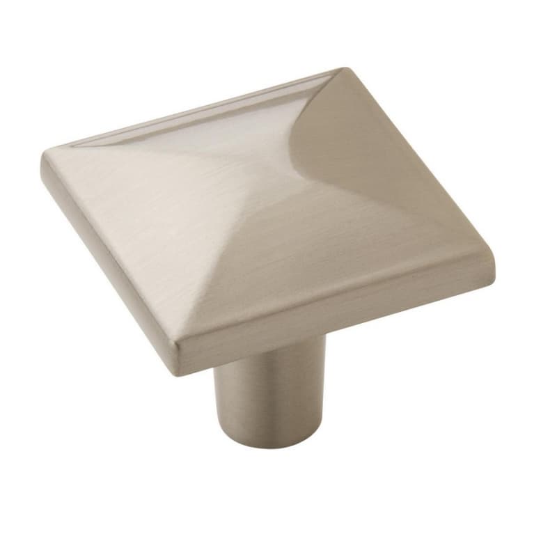 1-1/8" Extensity Square Knob, Satin Nickel Finish