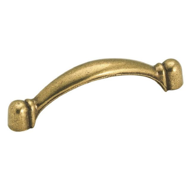 3" Everyday Heritage Arch Pull, Burnished Brass, 3-7/16" Length
