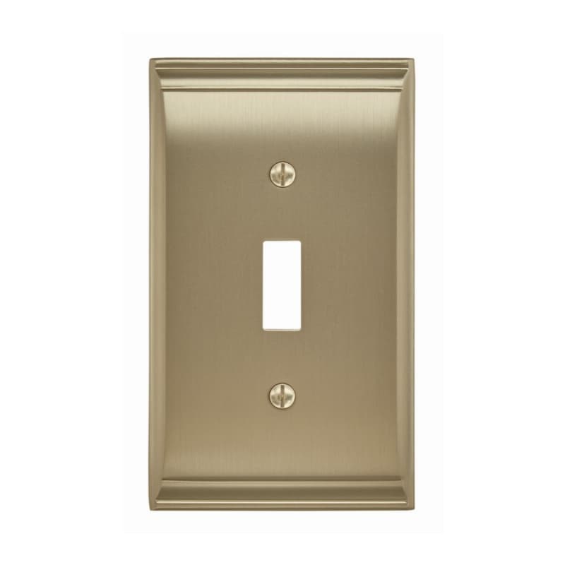 Candler 2-7/8" 1 Toggle Wall Plate, Golden Champagne