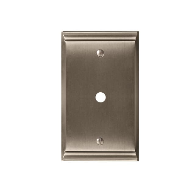 4-15/16" Candler 1 Cable Wall Plate, Satin Nickel