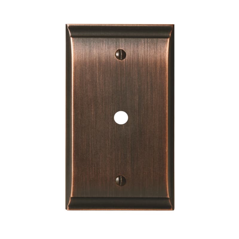 4-15/16" Candler 1 Cable Wall Plate, Oil-Rubbed Bronze