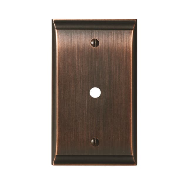 4-15/16" Candler 1 Cable Wall Plate, Oil-Rubbed Bronze