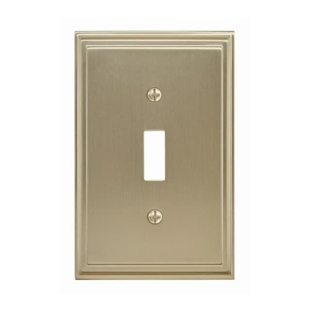 Mulholland 3-3/16" 1 Toggle Wall Plate, Golden Champagne